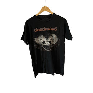 MENS Deadmau5 Graphic Tee Shirt Medium Short Sleeve Black T Shirt M